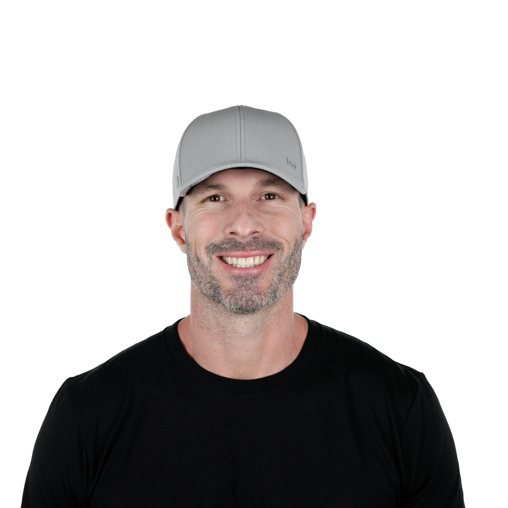 The model-image of the Melin Vintage Fit A-Game Icon Hydro hat in Heather Grey