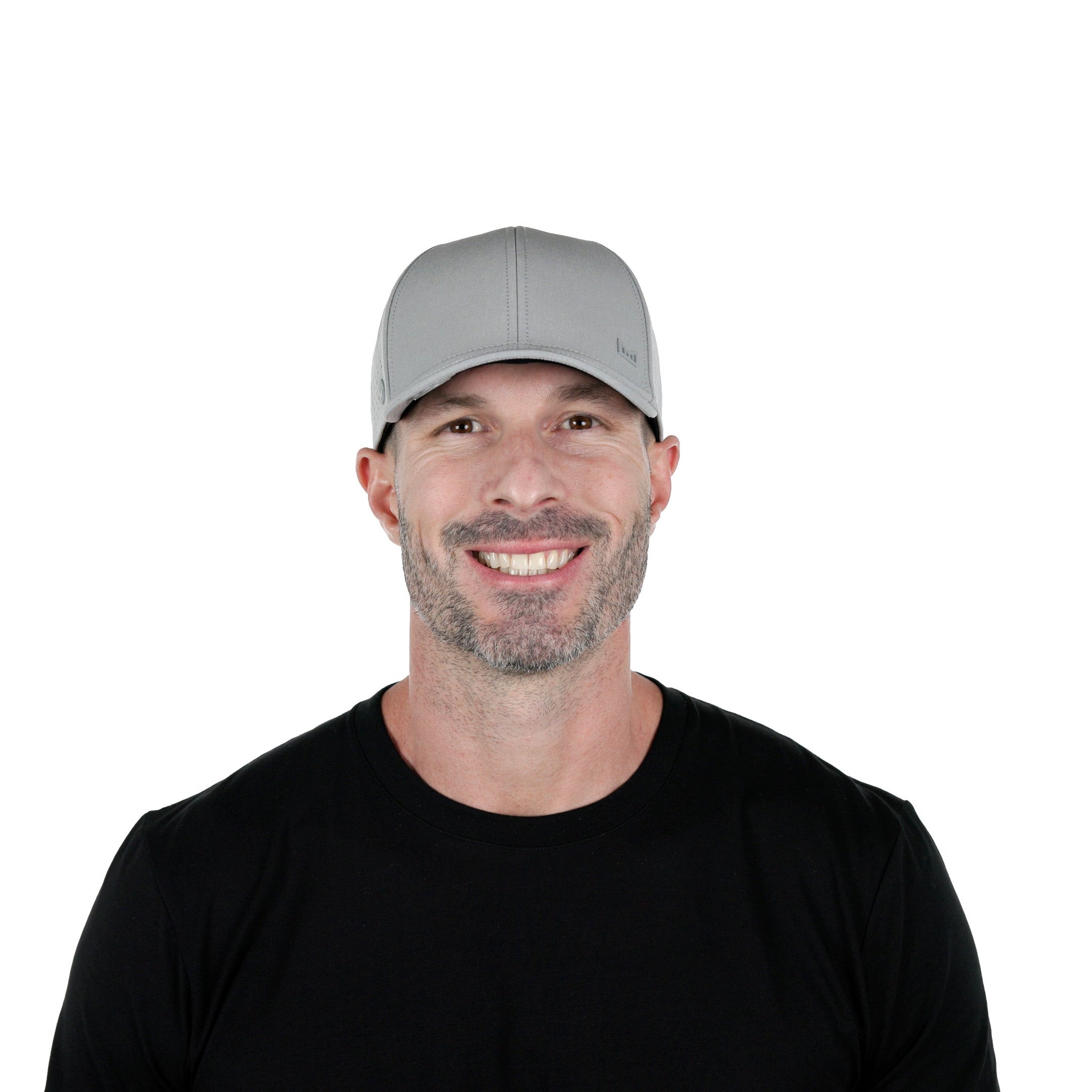 The model-image of the Melin Vintage Fit A-Game Icon Hydro hat in Heather Grey