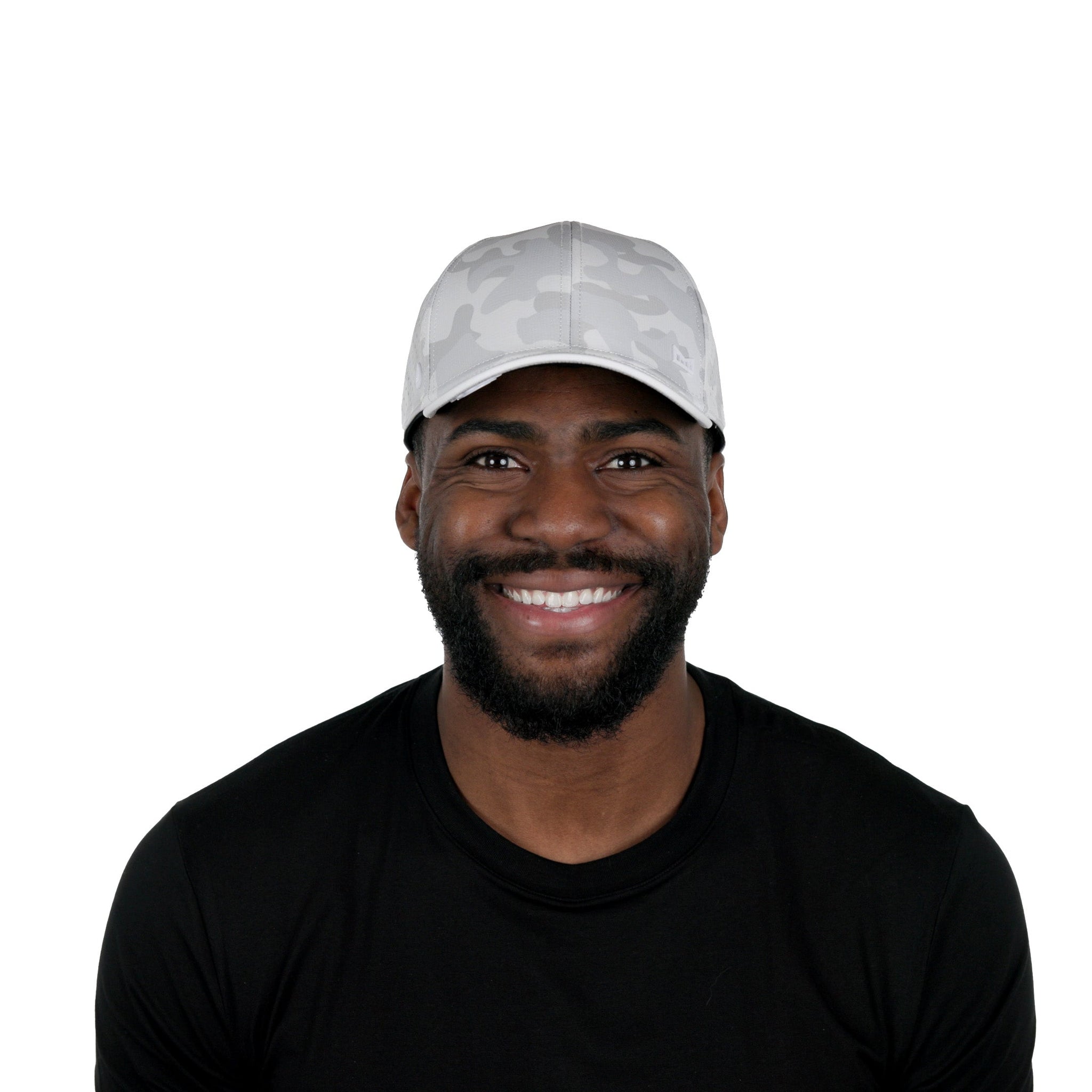 The model-image of the Melin Vintage Fit A-Game Icon Hydro hat in Snow Camo