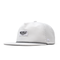 The front, angled view of melin's Coronado Brick Hydro in White