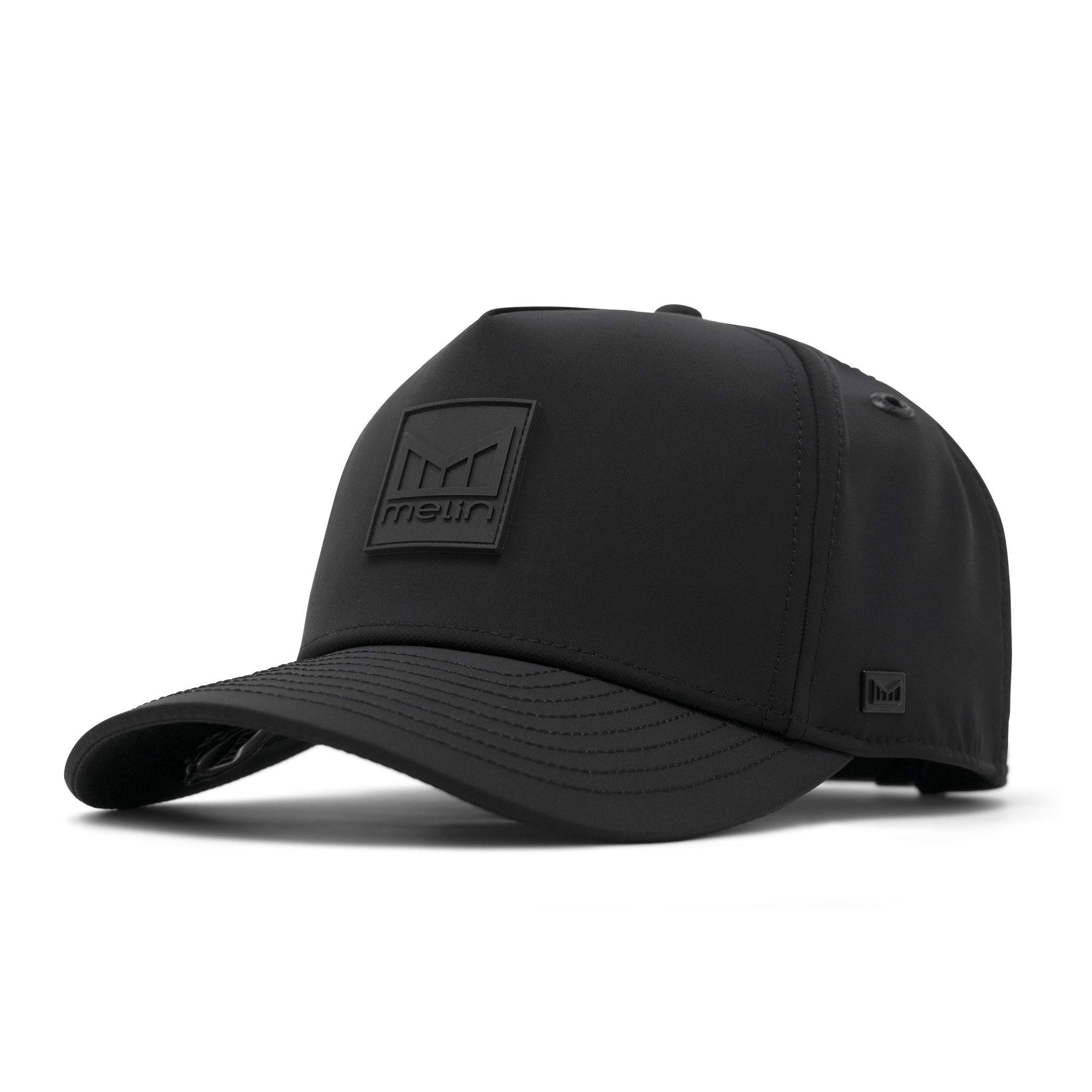 The angled view of melin's Odyssey Stacked Infinite Thermal - Black