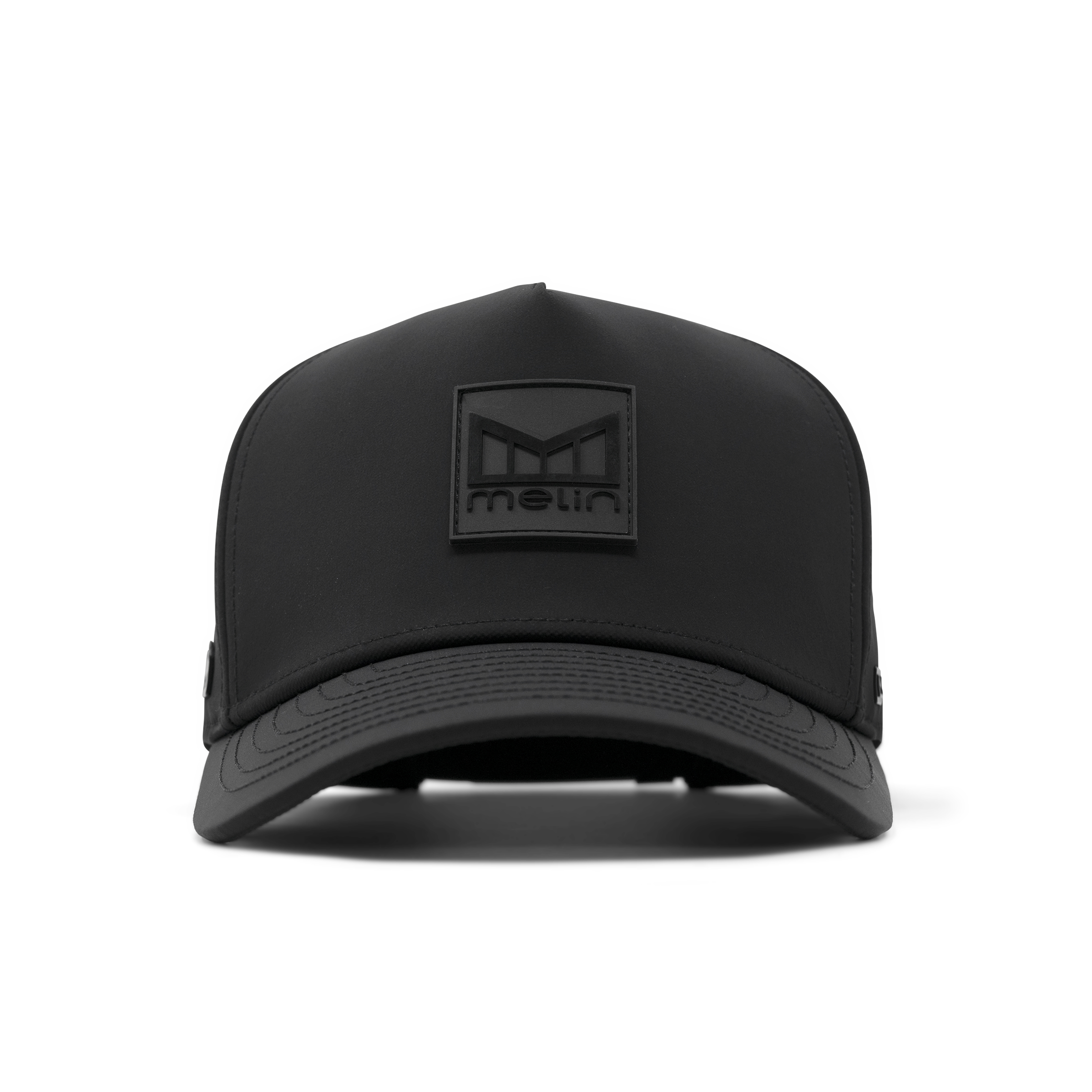 The front view of melin's Odyssey Stacked Infinite Thermal - Black