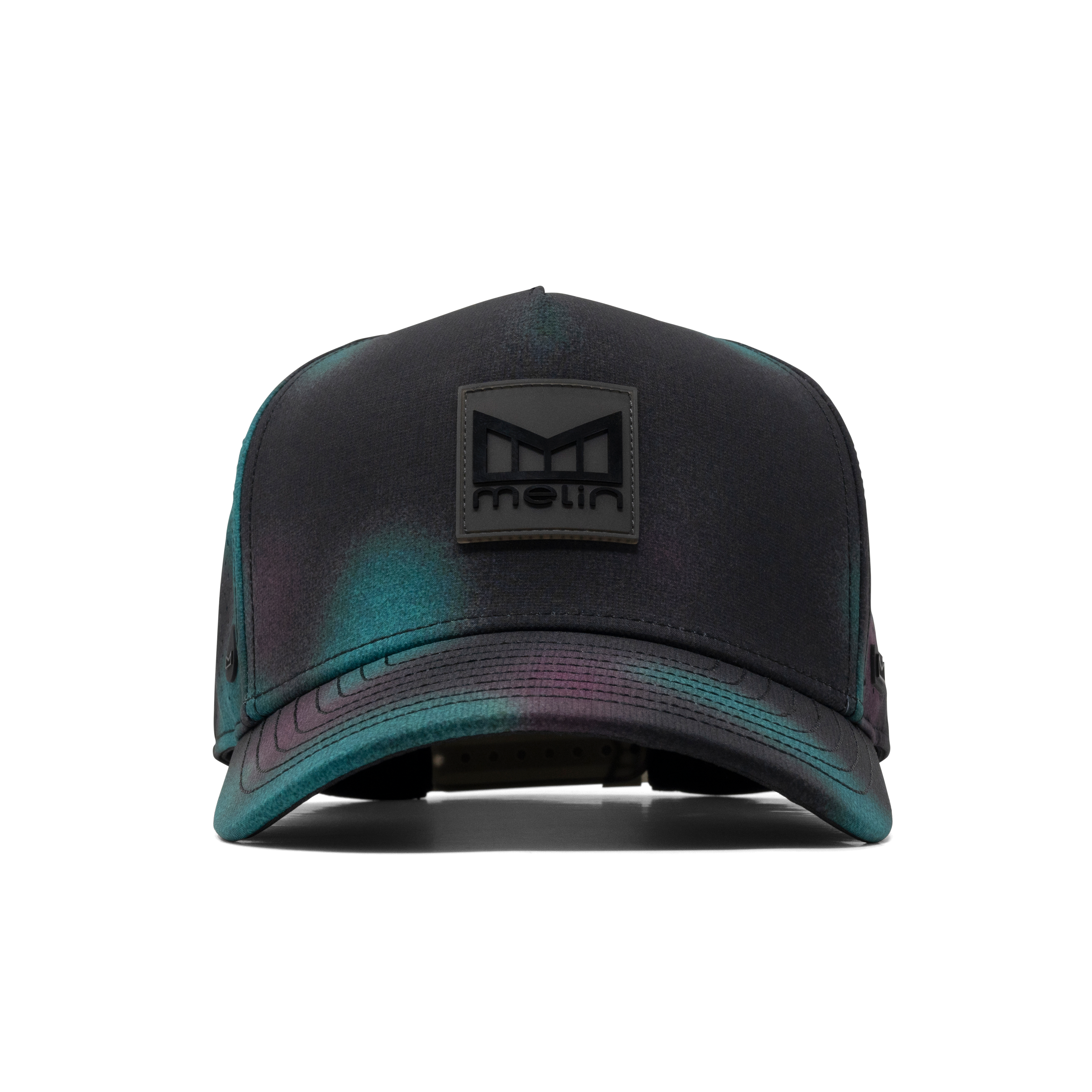 The front view of the melin Odysea Stacked Hydro Split Fit in Northern Aura