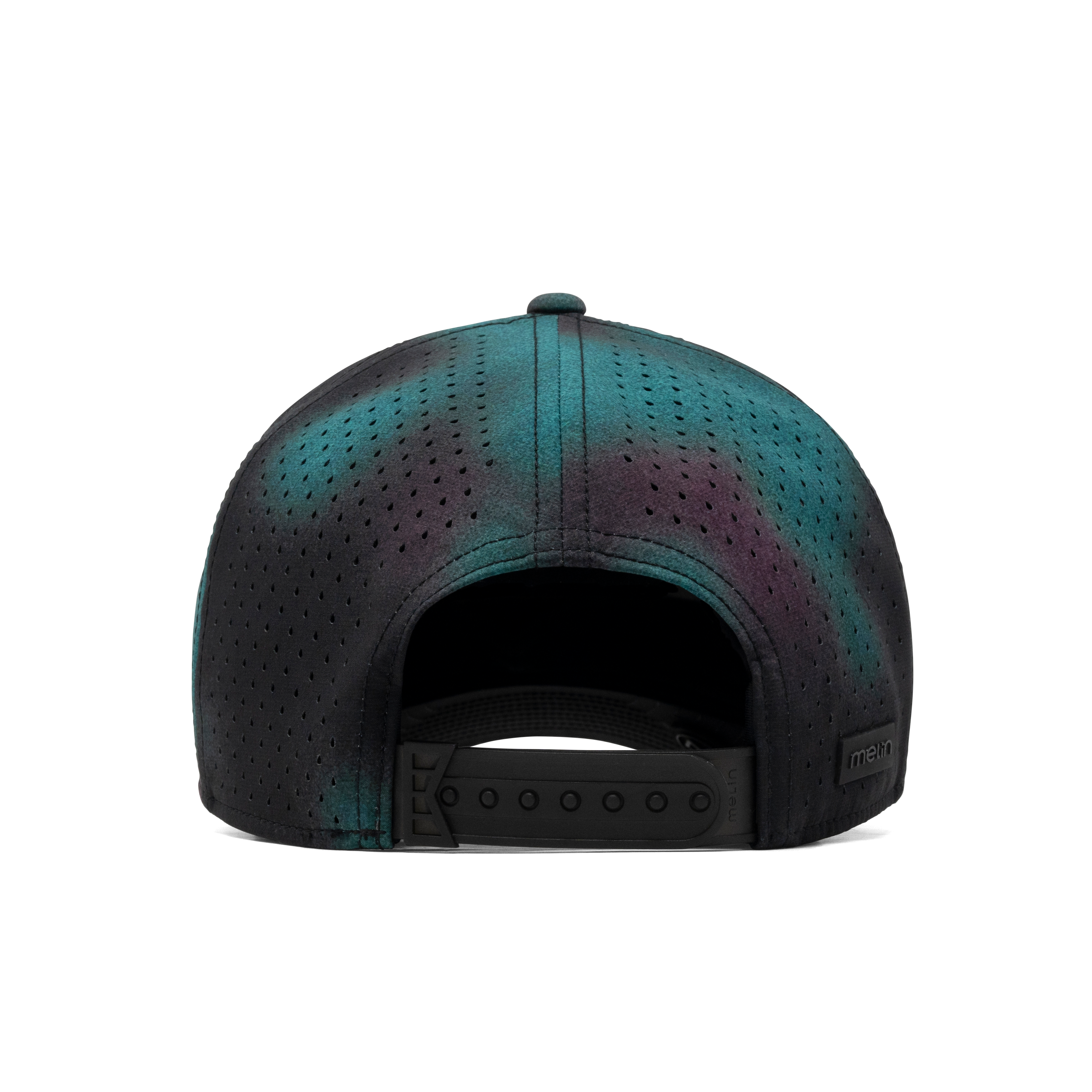 The back view of the melin Odysea Stacked Hydro Split Fit in Northern Aura